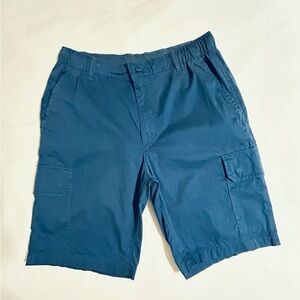 Men's Free Assembly Navy Blue Cargo Shorts W/Drawstring